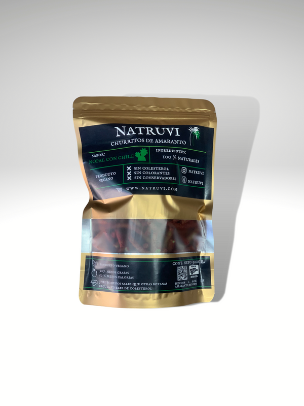 Churritos de Amaranto 100% Naturales. (150gr.) - Nopal Enchilado